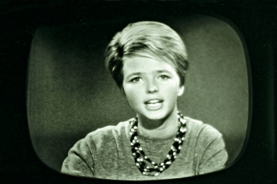 Walter Nork "Nostalgie" Fernsehansagerin 1962 im Röhren TV
